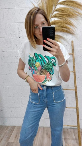 T-shirt multifruits